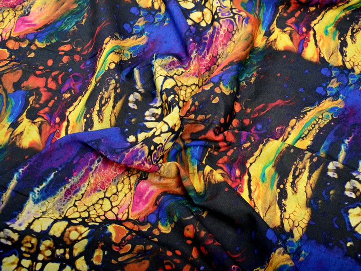 cotton fabric abstract prints
