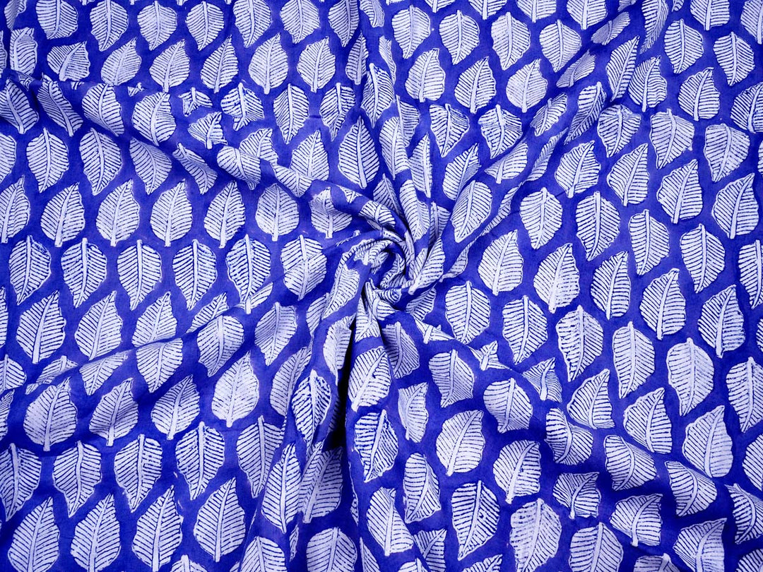 blue cotton upholstery textiles