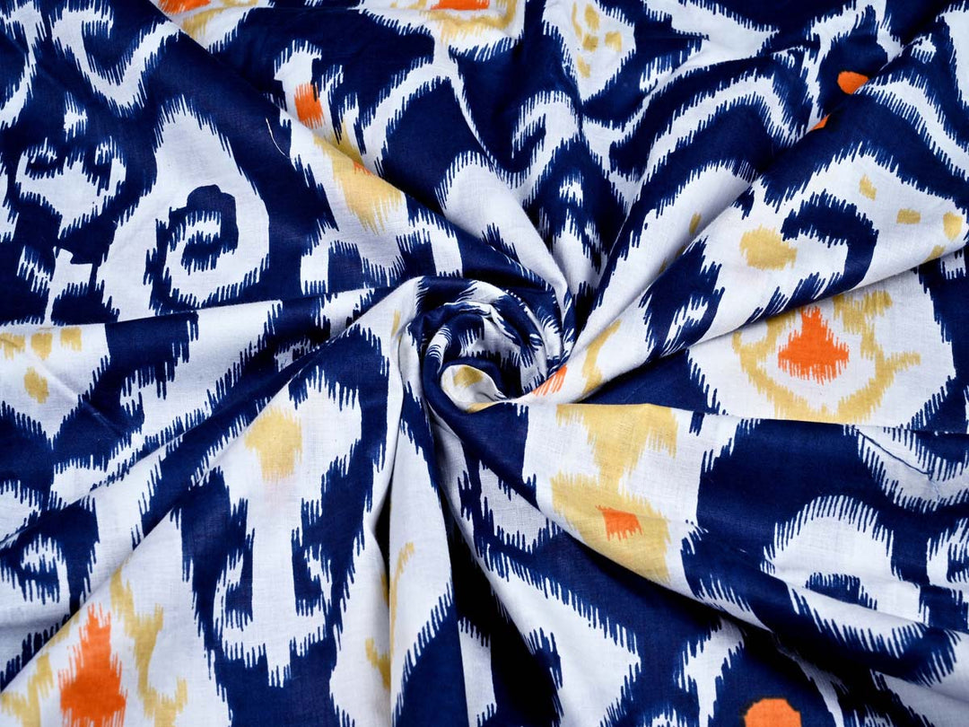 blue indigo cotton fabric 