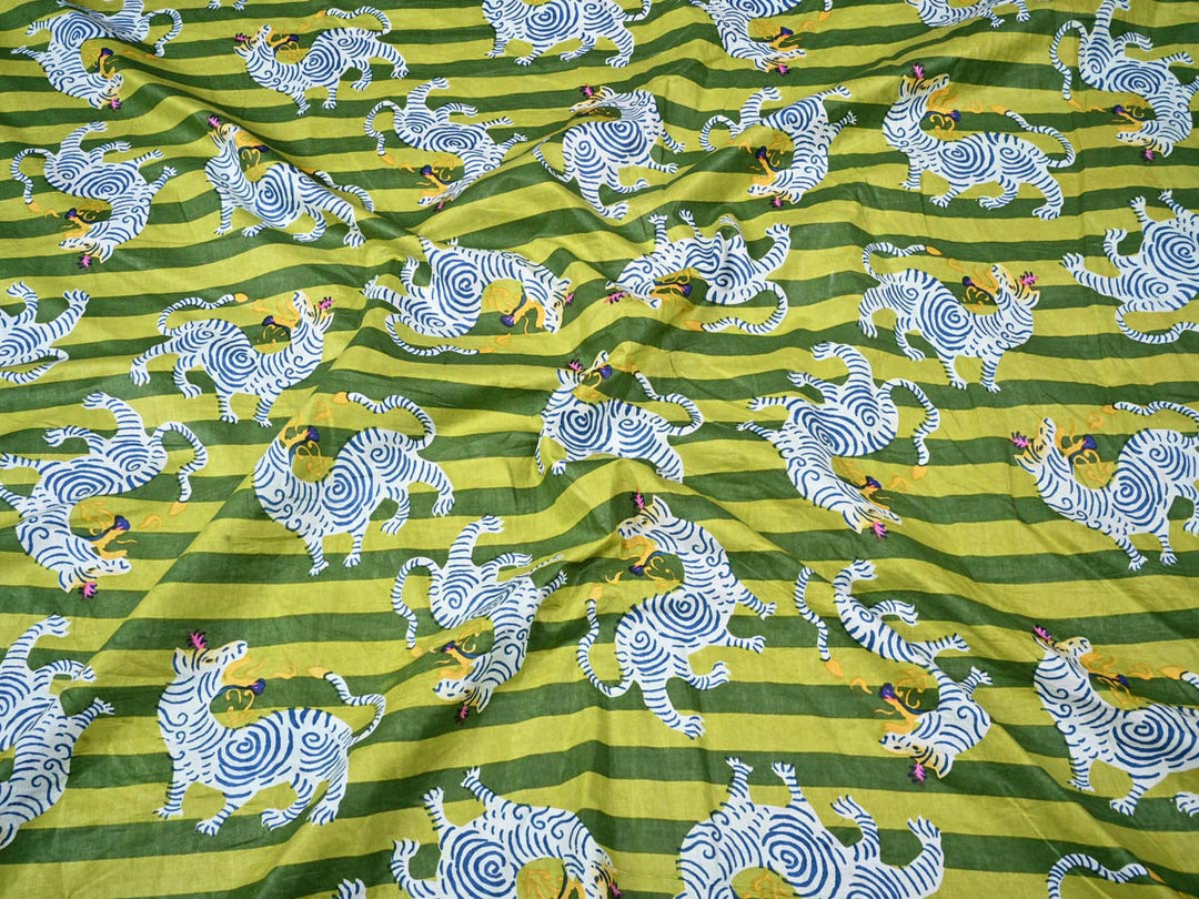 Dragon Tales Print Fabric