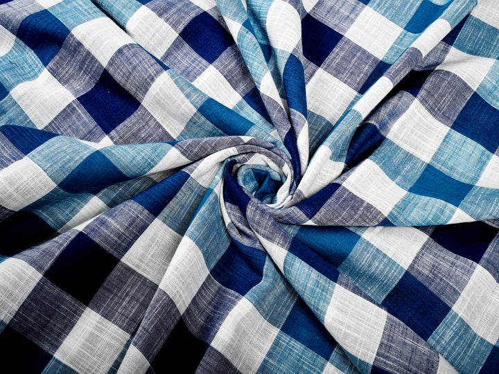 quilted gingham shirts fabric
