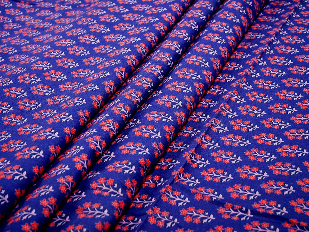 flower motif fabric pattern