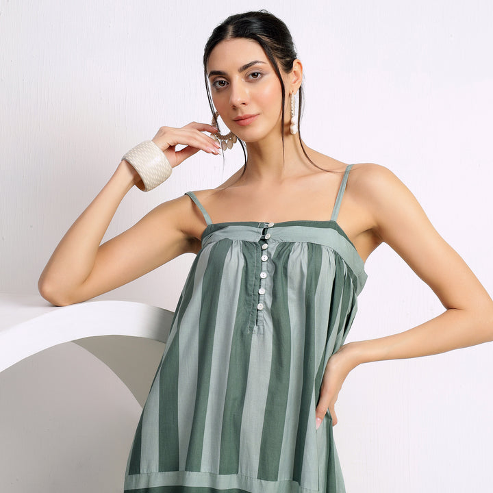 Duck Green and Cameo Green Dress