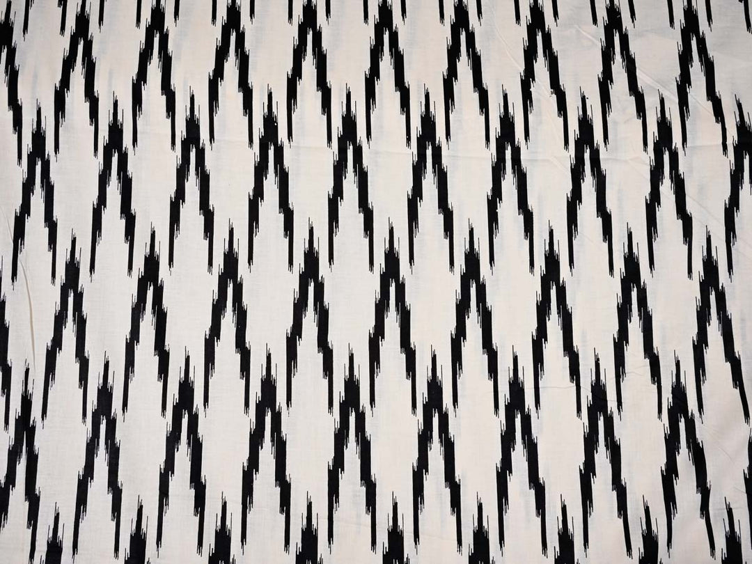 black white stripes fabric cotton