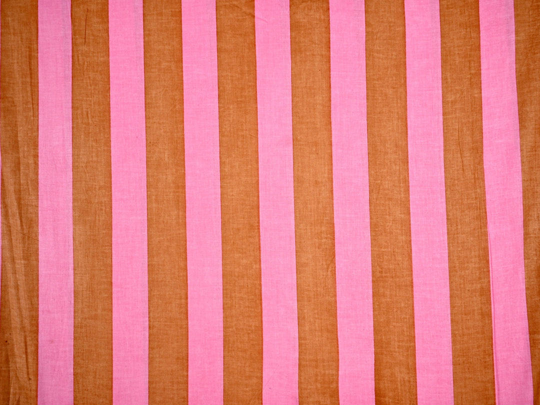 Striped cotton upholstery