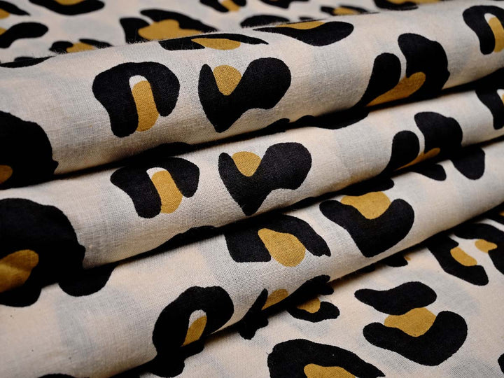cheetah print cotton apparel