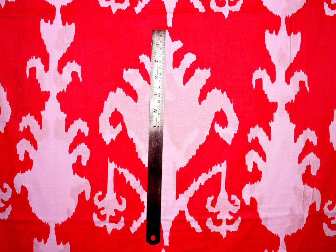 cotton red fabric for dressmaking