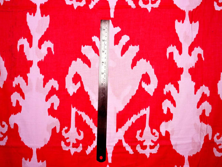 cotton red fabric for dressmaking