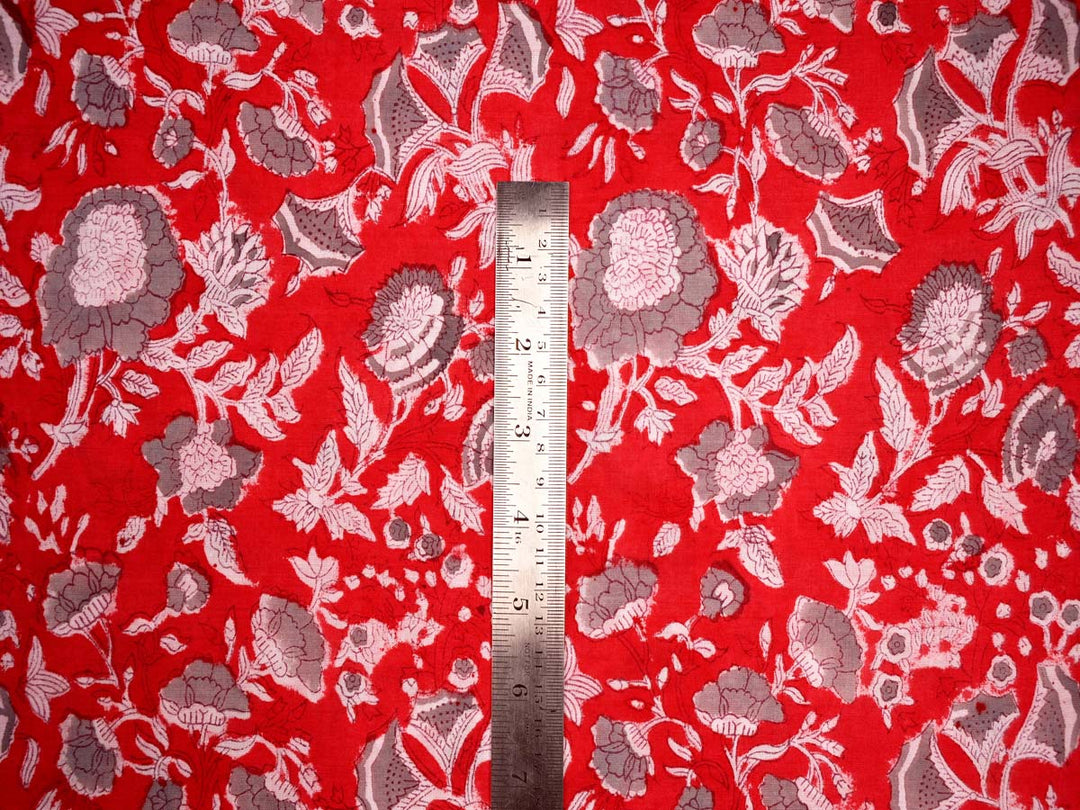 red printed fabrics wholesale
