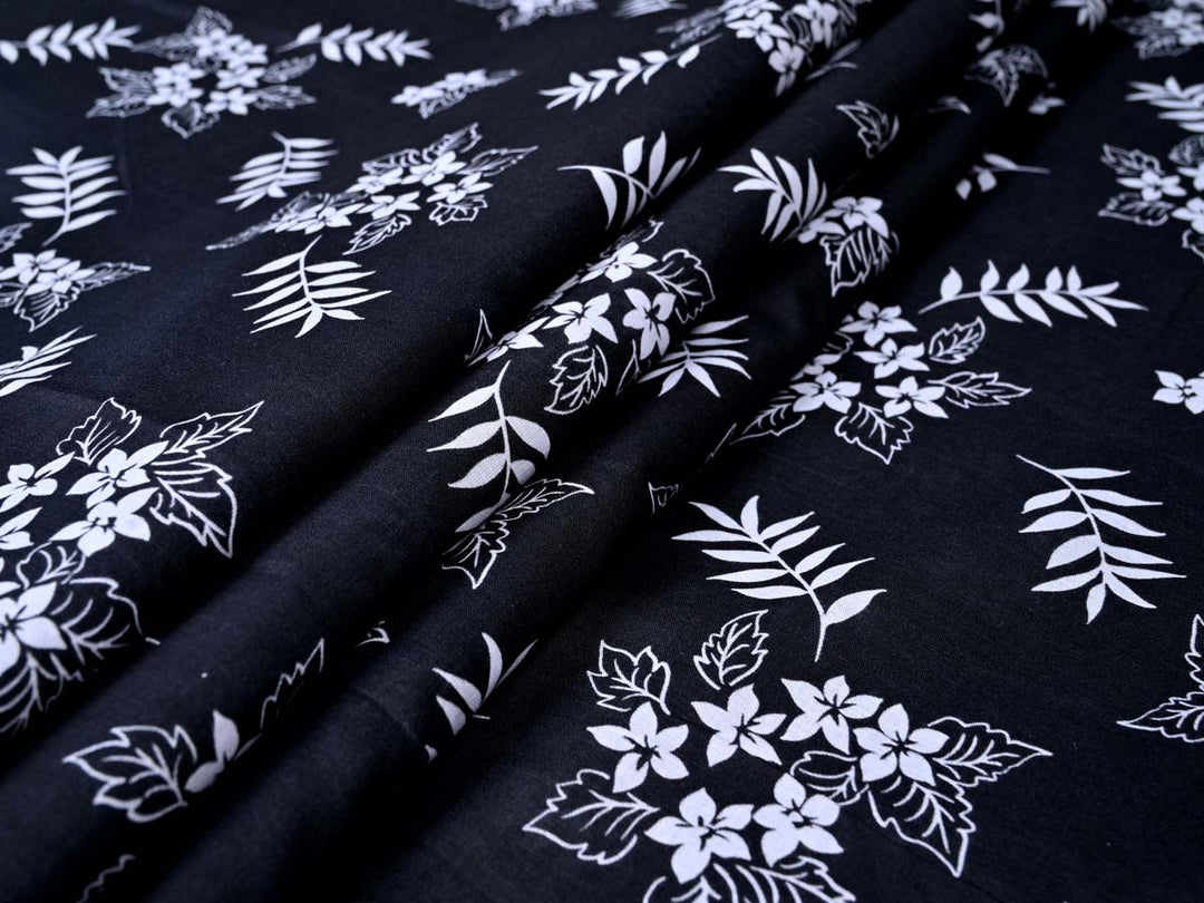 black cotton fabric for clothing