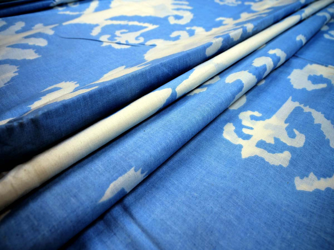 blue upholstery fabric by the yard