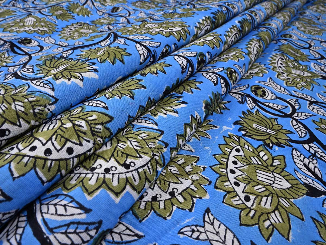 Cotton Fabric with Floral Print