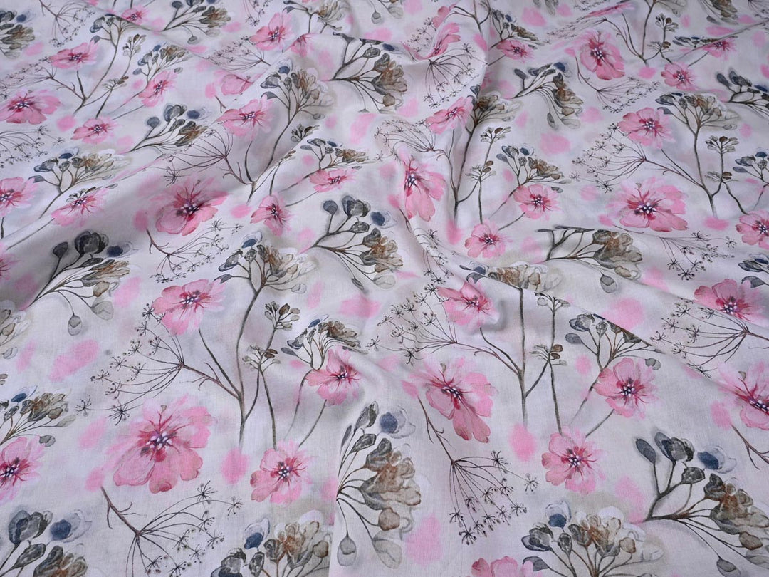 soft cotton pink fabrics for dress