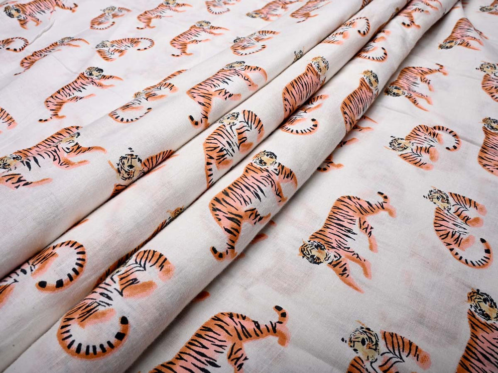 tiger stripes fabric prints