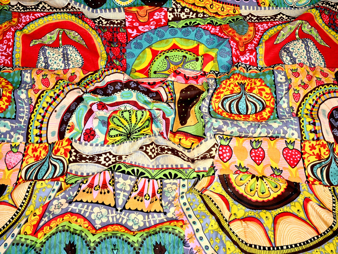 Mexican Folk Art Fabric