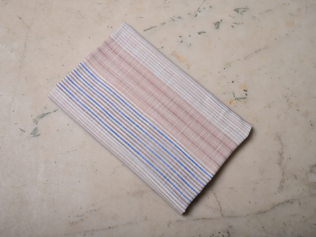 striped printed cotton poplin fabric