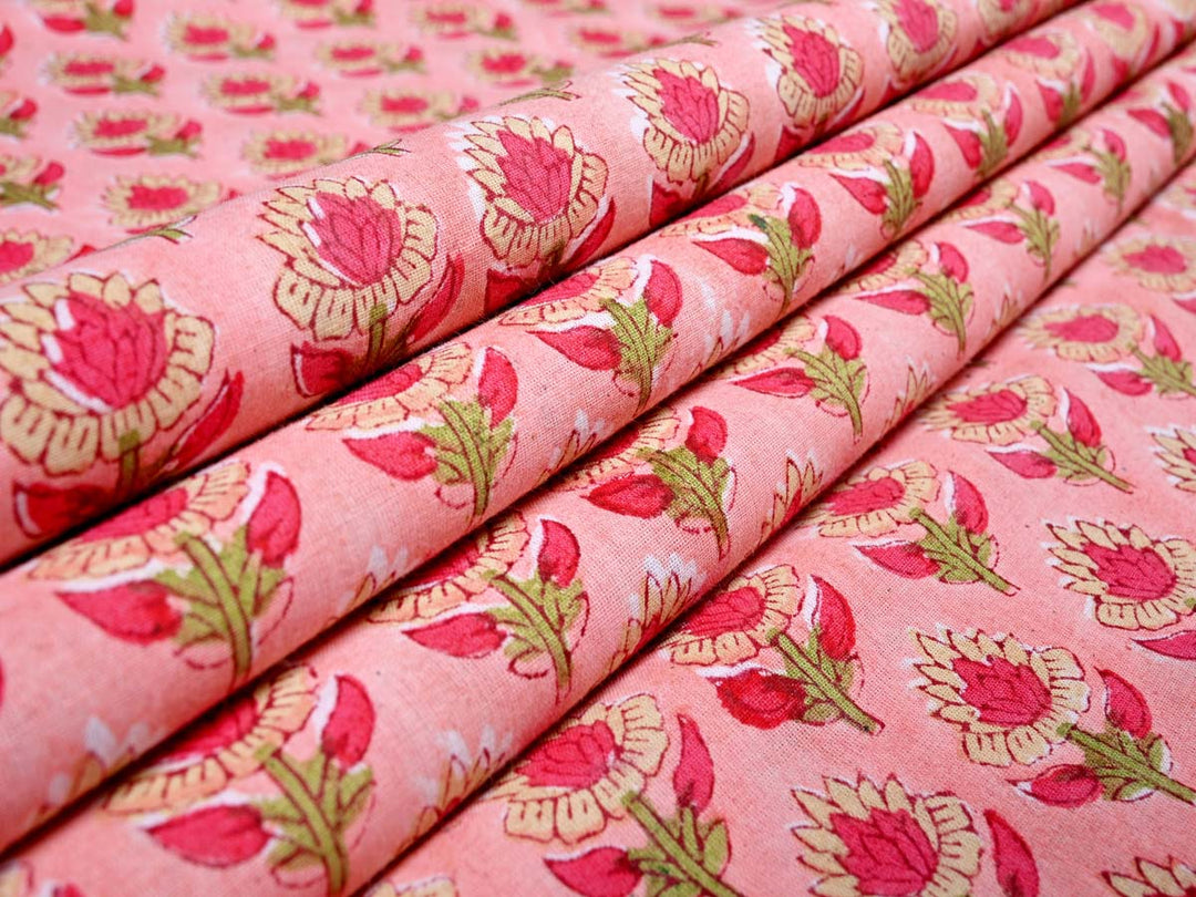 tulip flowers fabric by the yard