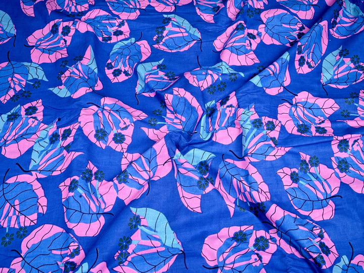 Botanical Print blue Textiles