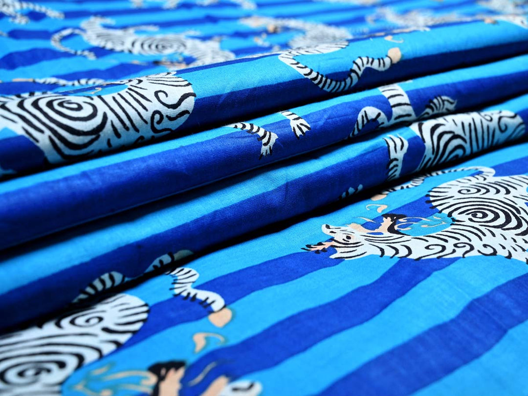 colorful stripes fabrics print