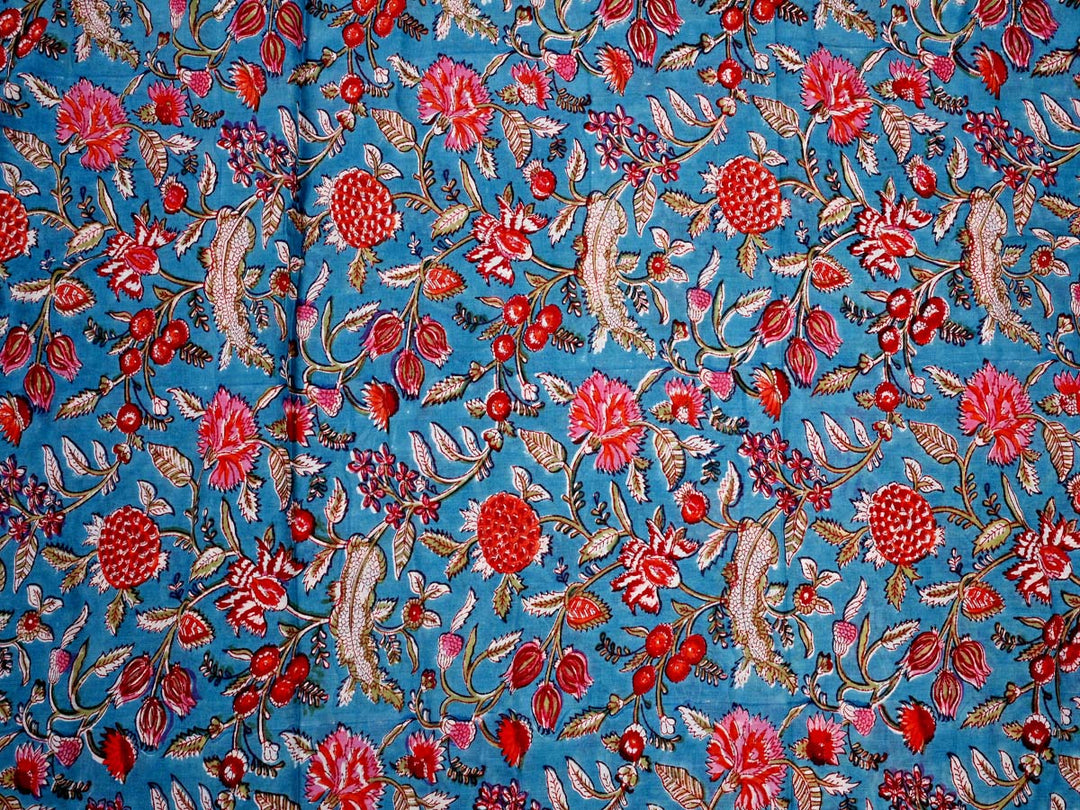 cotton fabric block print online