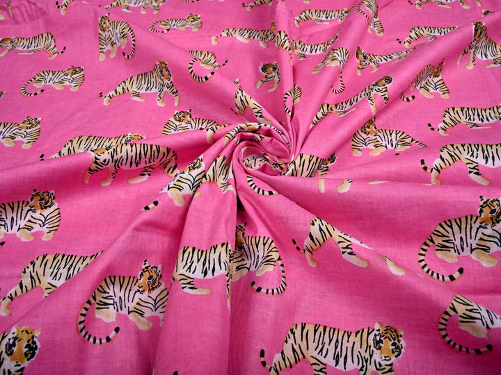 pink cotton crafts fabric