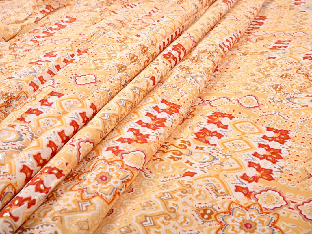 yellow cotton fabric for clothing