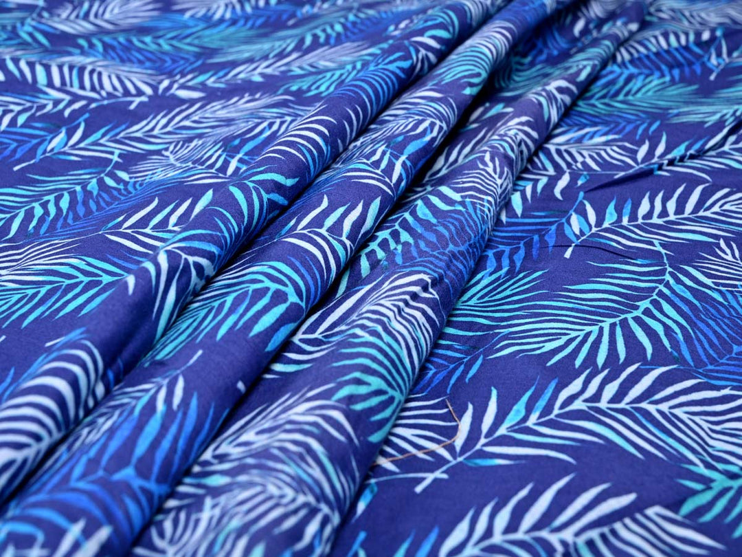 feathers print fabric 