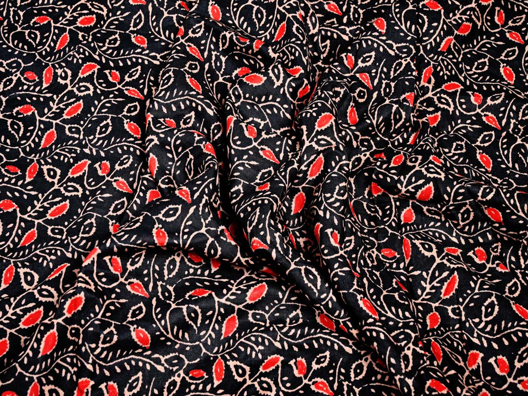 black cotton fabric for dresses