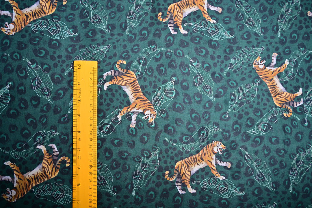 Indian Tiger Print ~ Wholesale Cotton Crafts Fabric