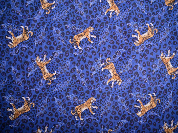 Indian Tiger Print ~ Wholesale Cotton Crafts Fabric