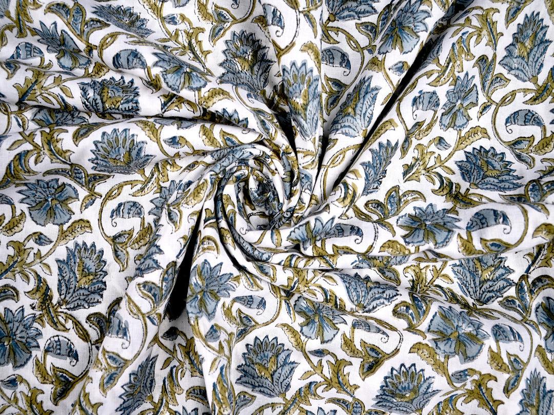 printed floral cotton fabric