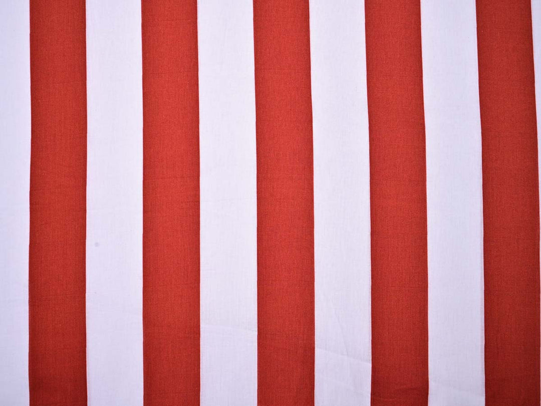  red white strip print