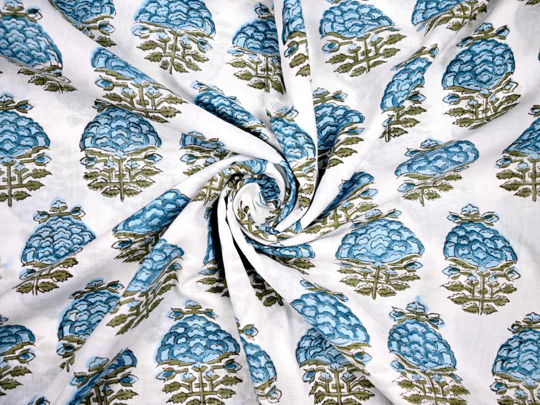 Handblock print Indian Cotton Fabric