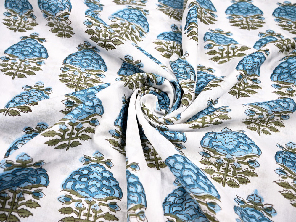 Buy Indian Hand Block Printed Cotton Fabrics by Yard – Indo Libas