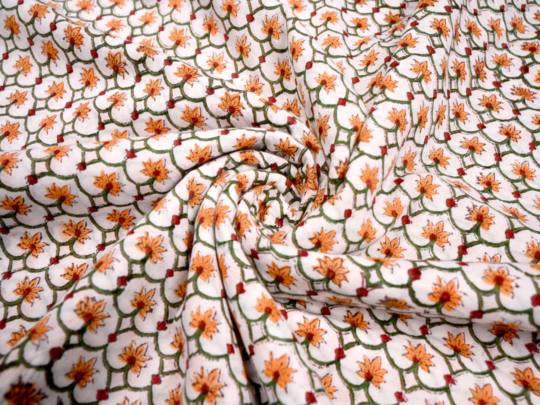 Rajasthani printed cotton fabric