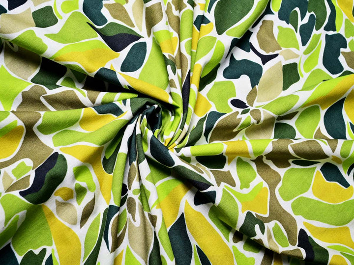 100% abstract print fabric