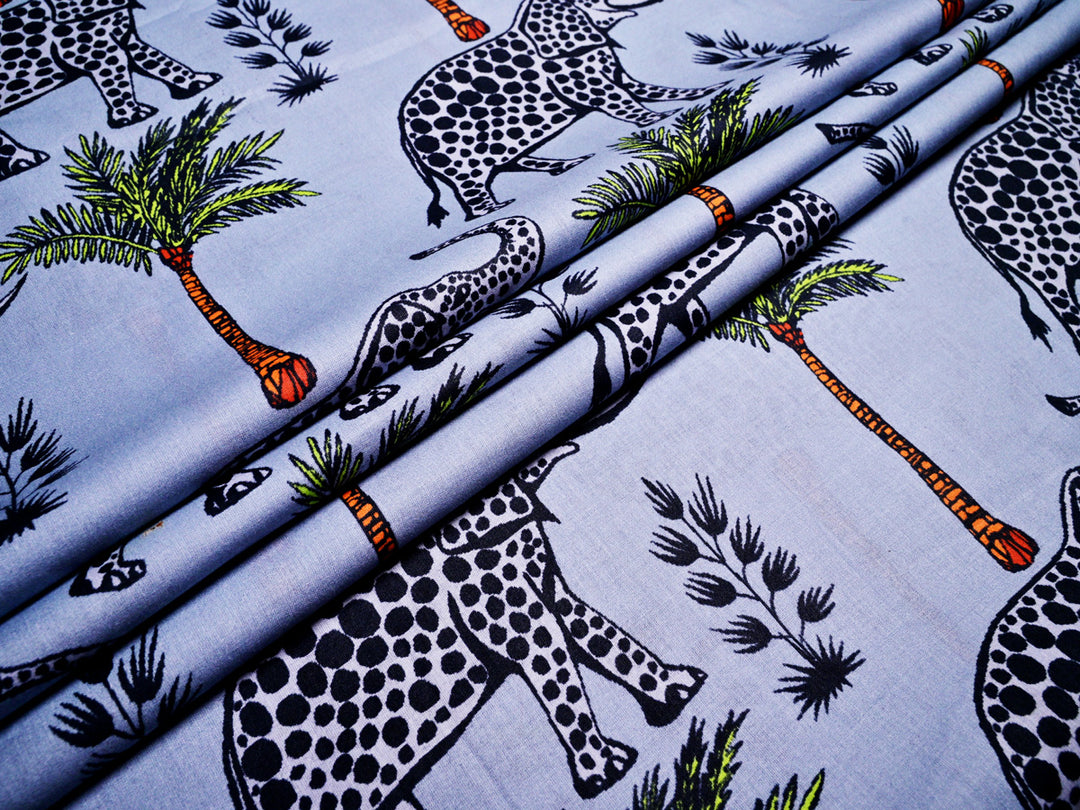 elephant fabric prints