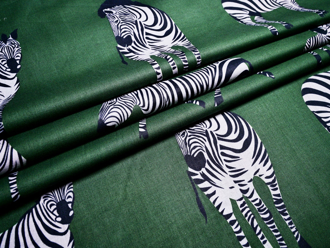 zebra animal print fabric