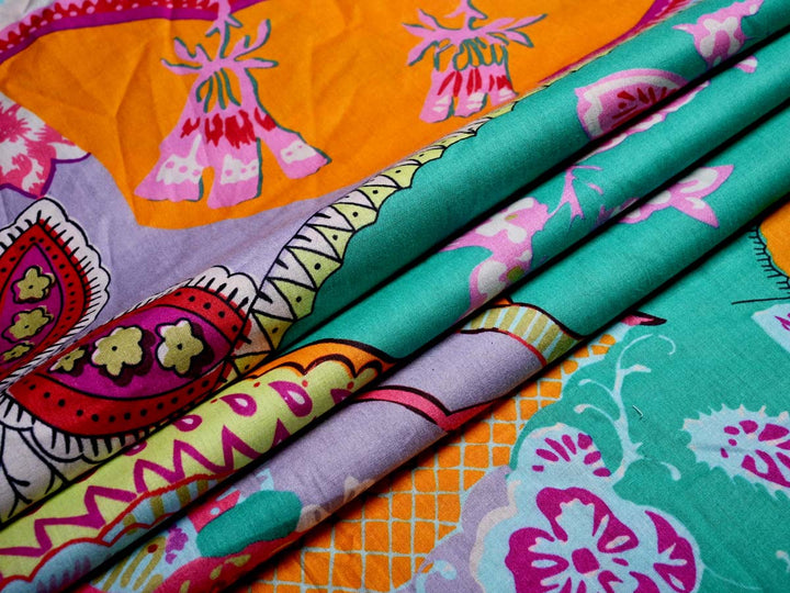 Floral Print Pajama Set – Block Print Cotton PJs & Pajamas for Women
