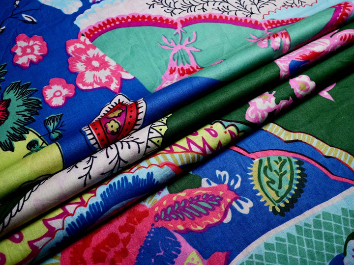 Floral Print Pajama Set – Block Print Cotton PJs & Pajamas for Women