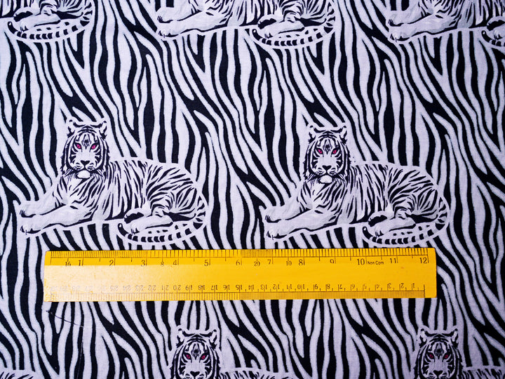 Tiger Print Fabric Cotton