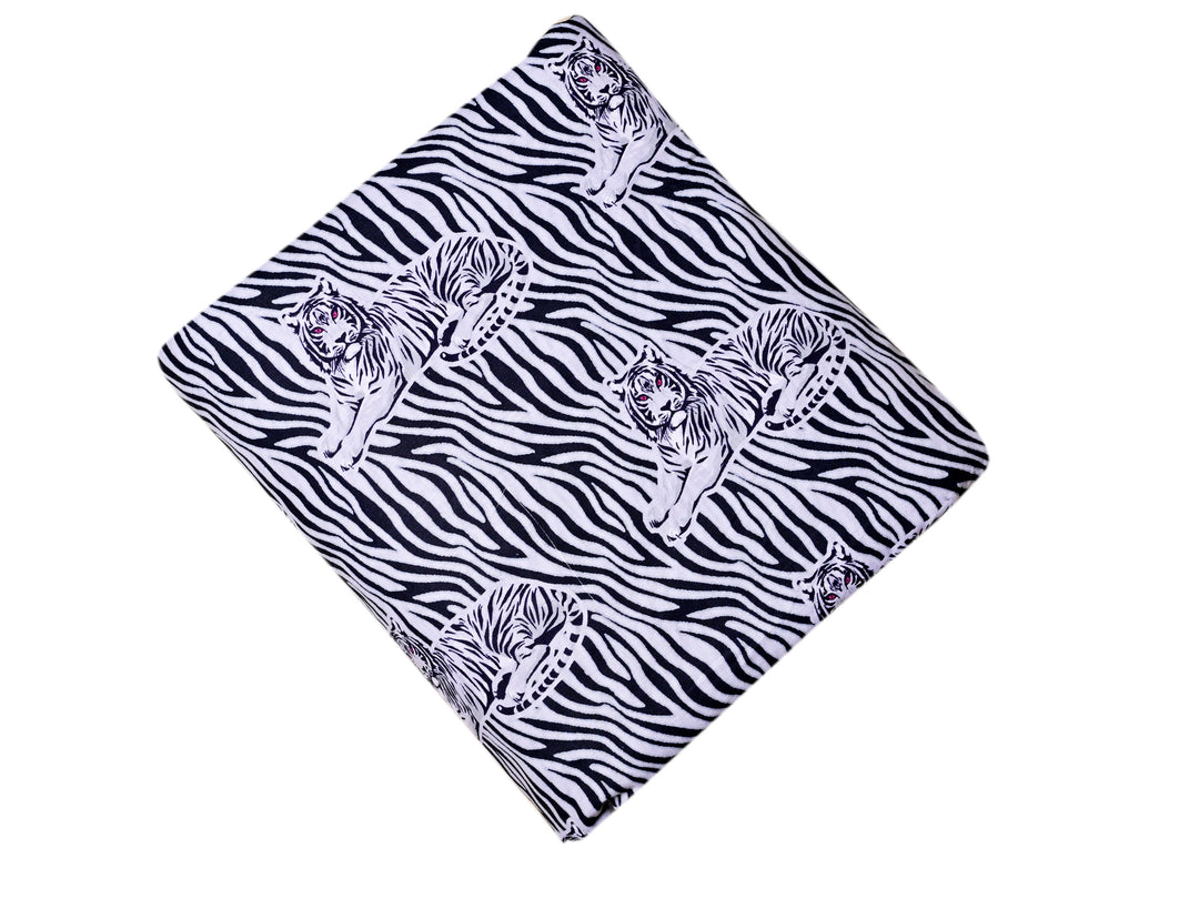 White Tiger Fabric