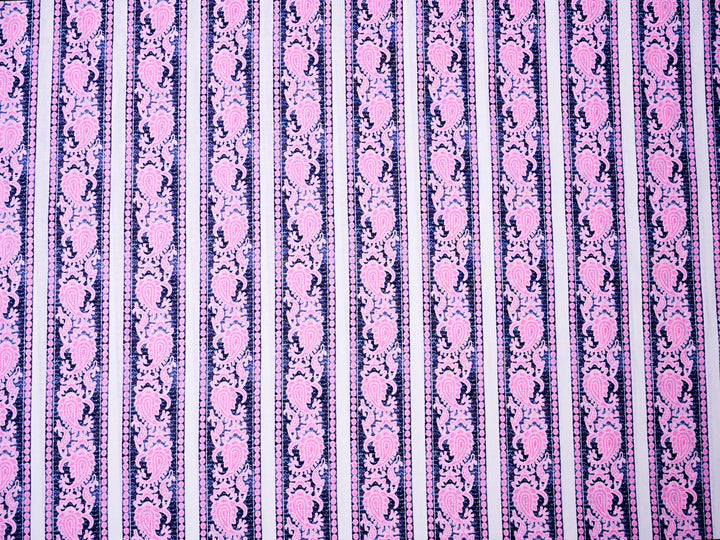 Border print fabric for dresses