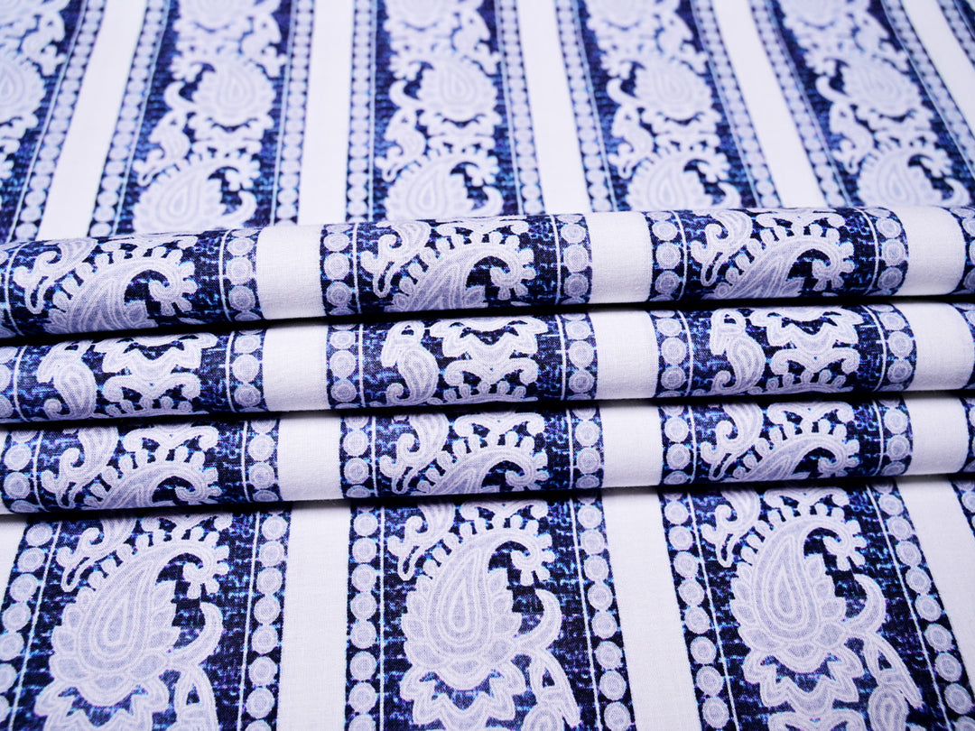 border dress fabric 