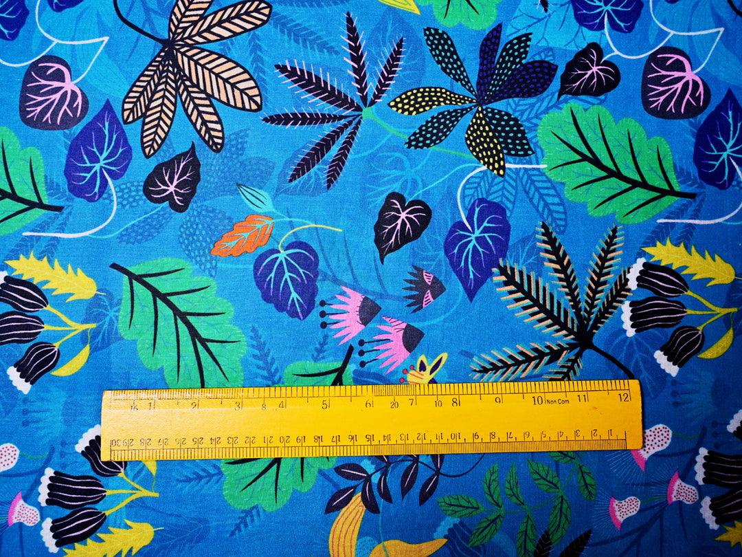 palm trees fabric cotton