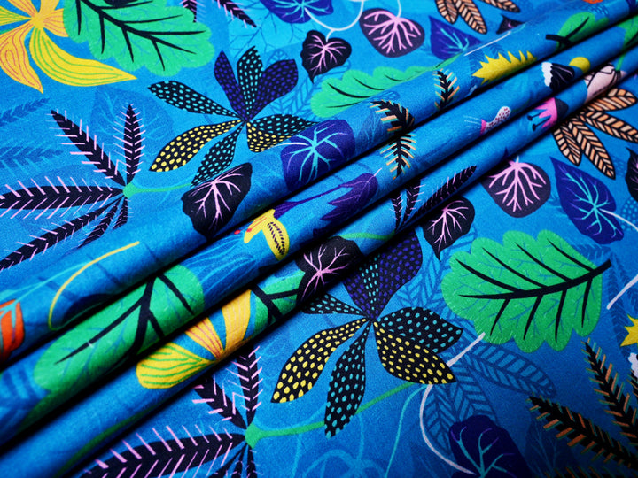 Tropical Print Pajama Set for Women – Floral Pajamas & Matching PJs