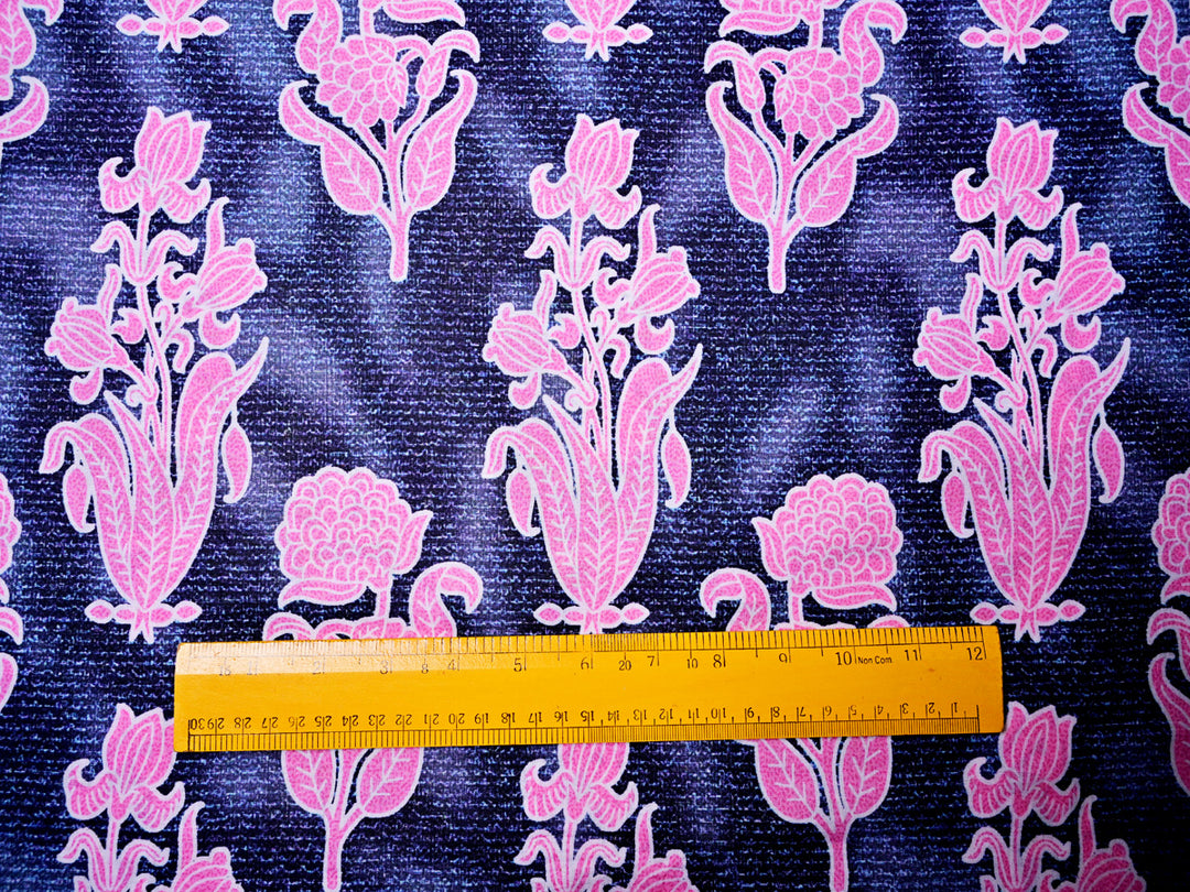 100% hand block print fabric