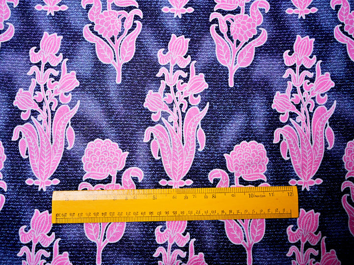 100% hand block print fabric