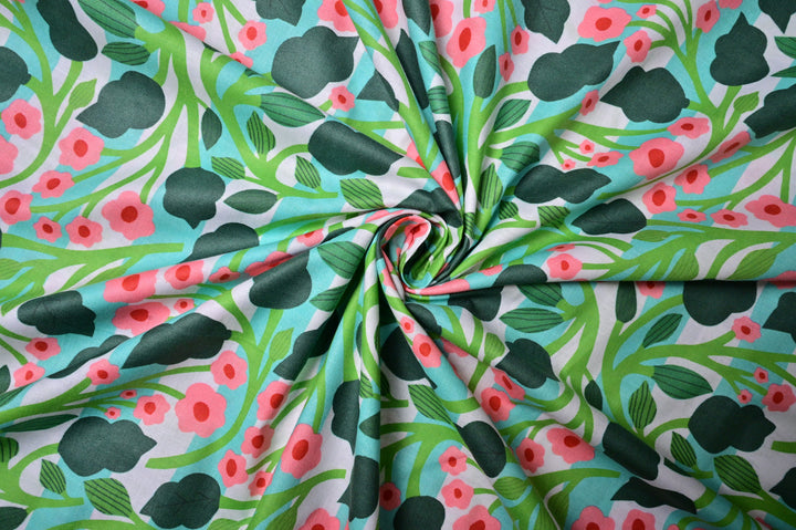 Floral Print Fabric for dresses