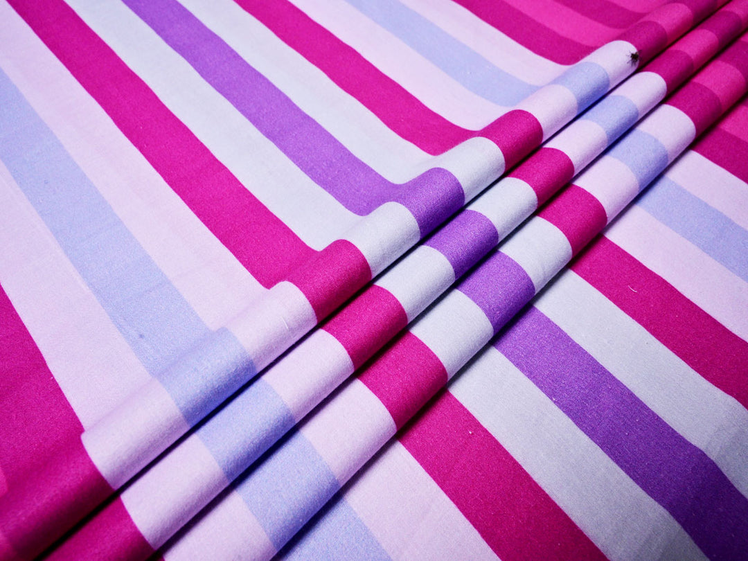 Striped fabric upholstery